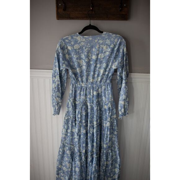 Free People Pappiet Midi Dress Floral XS NEW - Picture 4 of 4